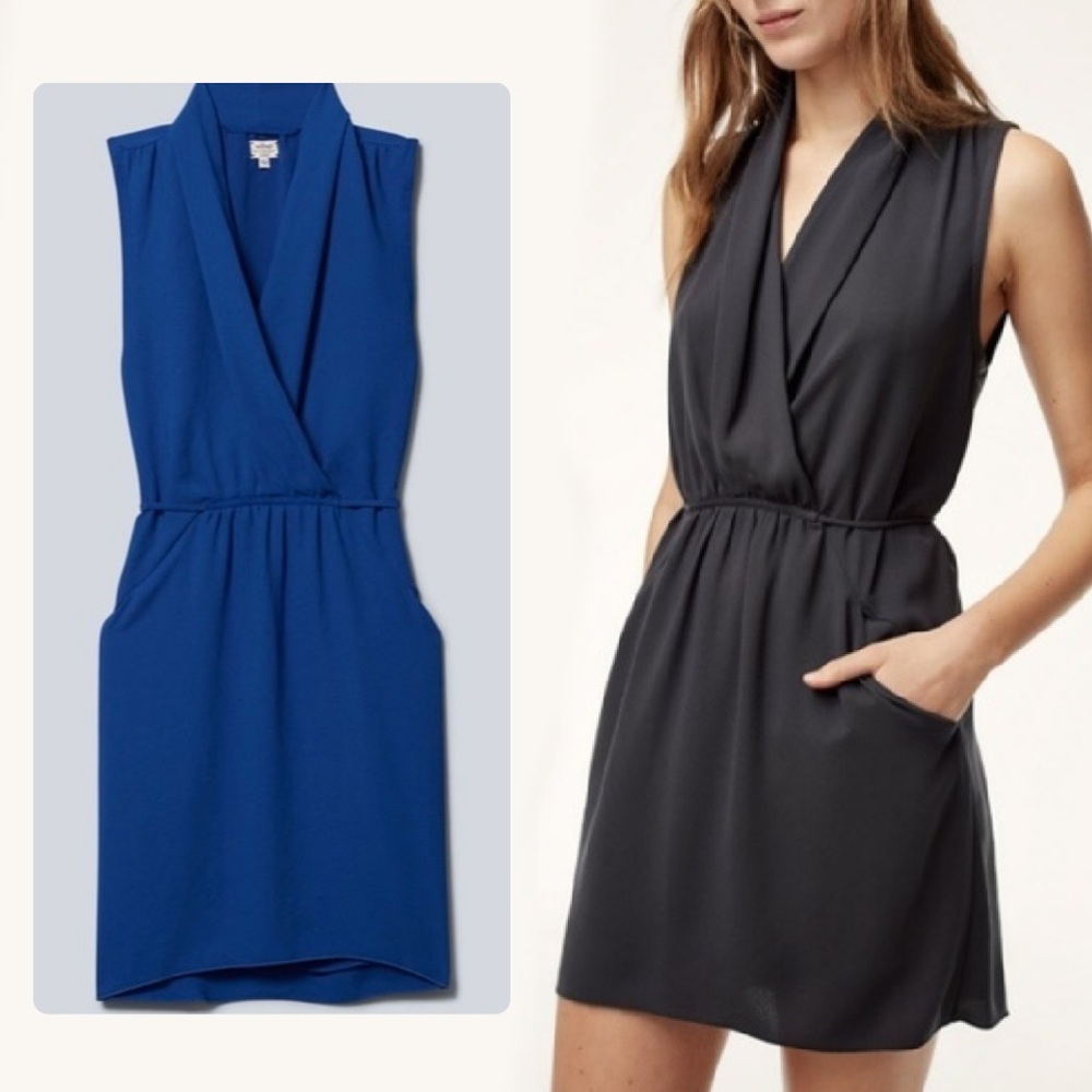 WILFRED Cobalt Blue Sabine Dress - Picture 11 of 11